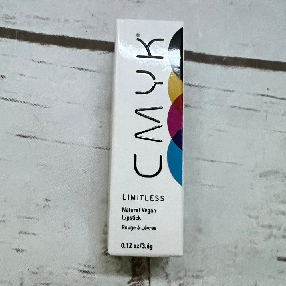 CMYK Limitless Natural Vegan Lipstick Scarlet Red Matte 0.12oz 3.6g NEW